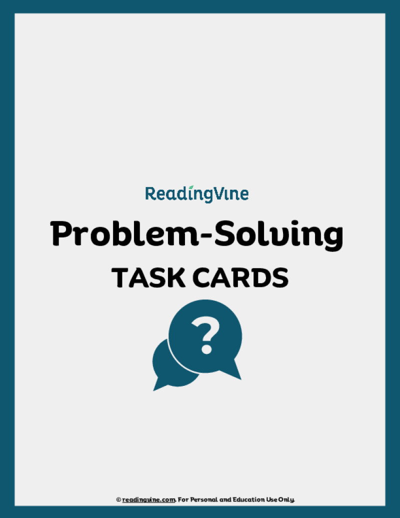 Problem Solving Task Cards