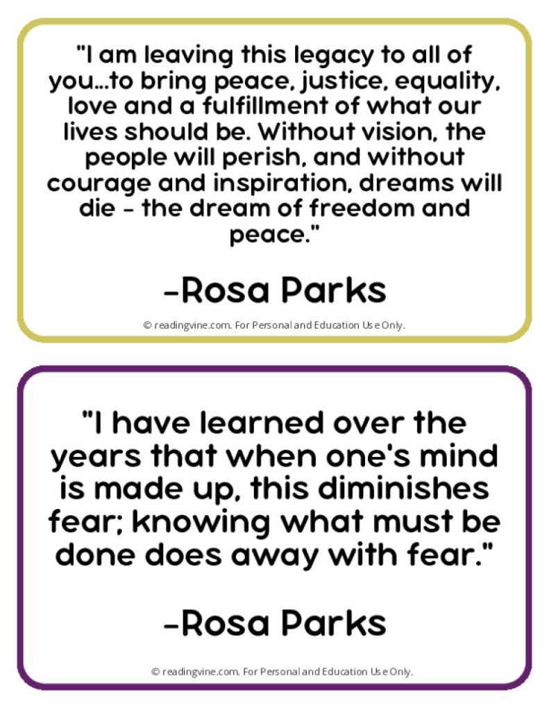 Famous Quotes by Rosa Parks