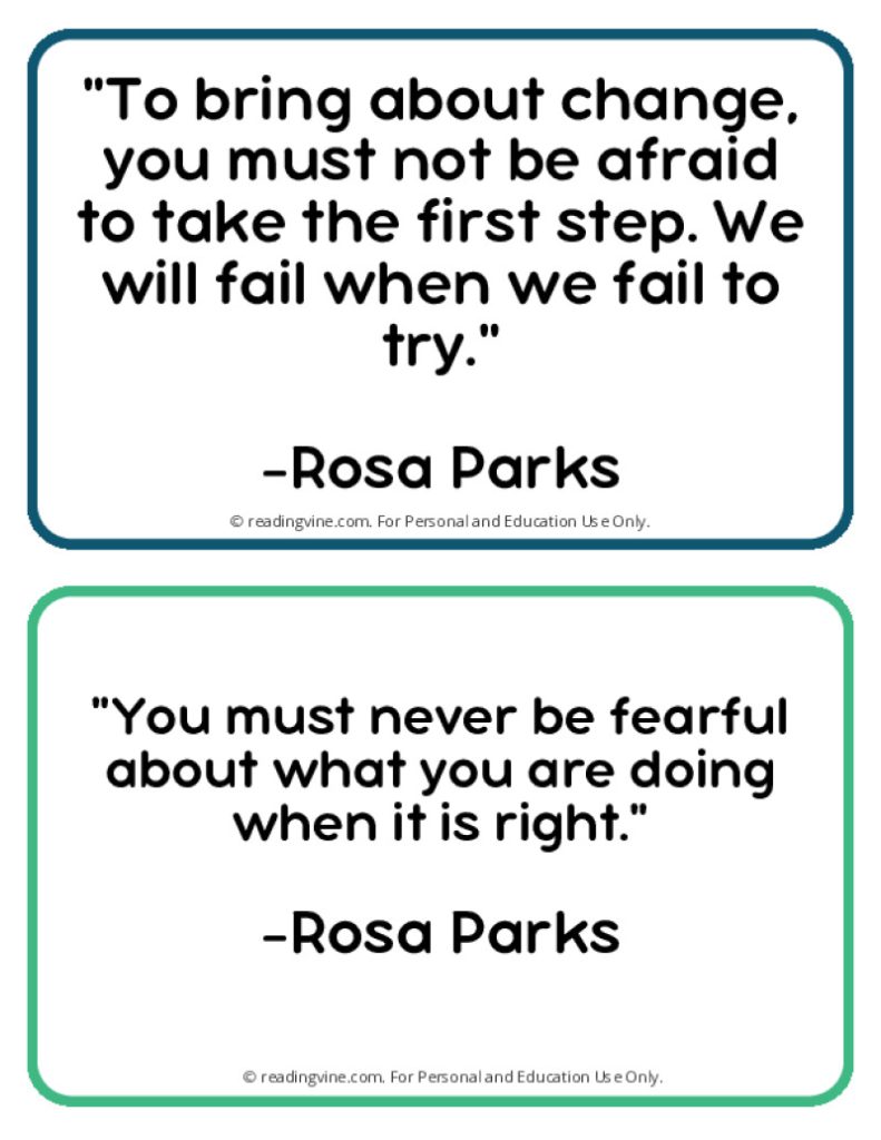 Printable Famous Quotes for Black History Month