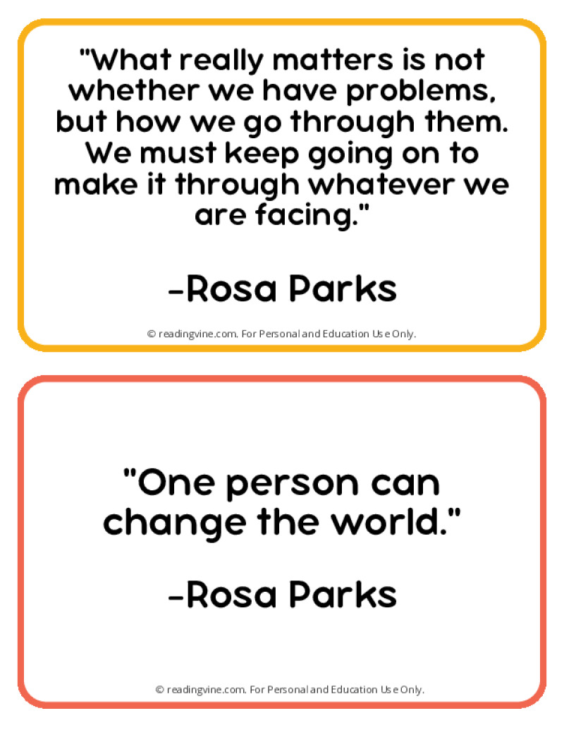 Printable Famous Quotes for Black History Month