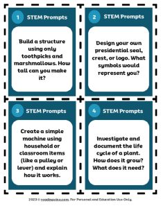 STEM Task Cards