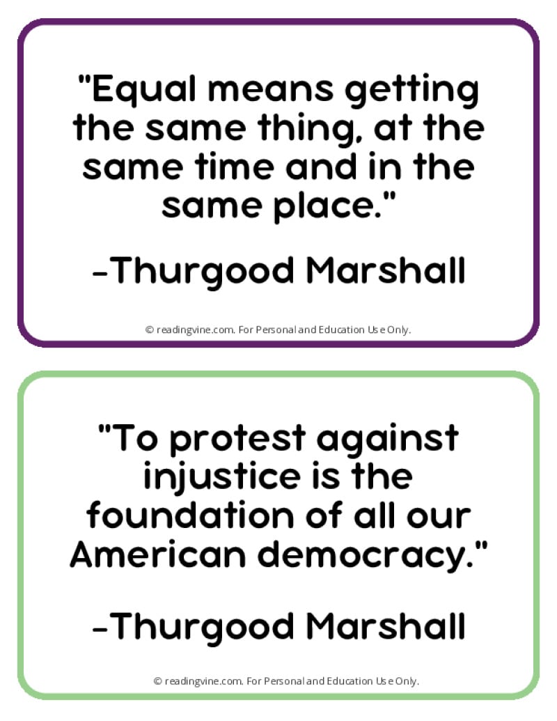 Printable Famous Quotes for Black History Month