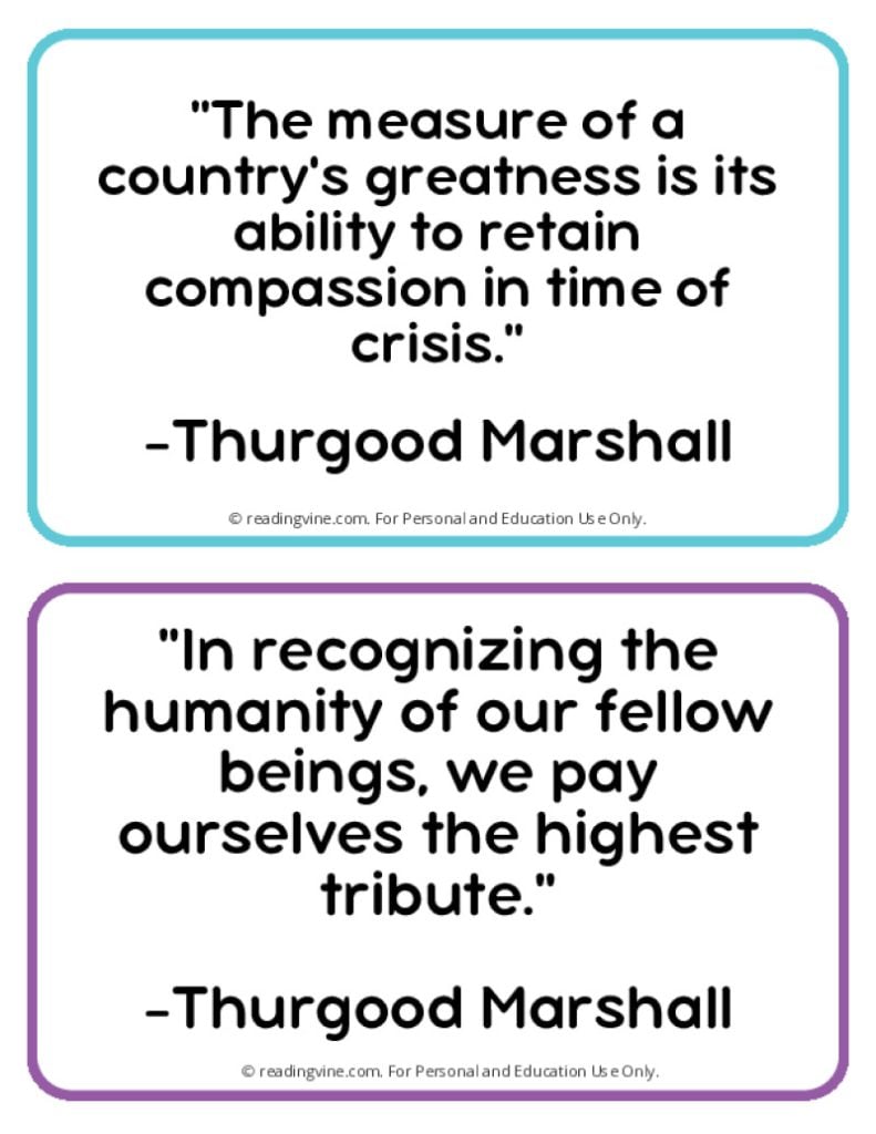Printable Thurgood Marshall Quotes Page Three