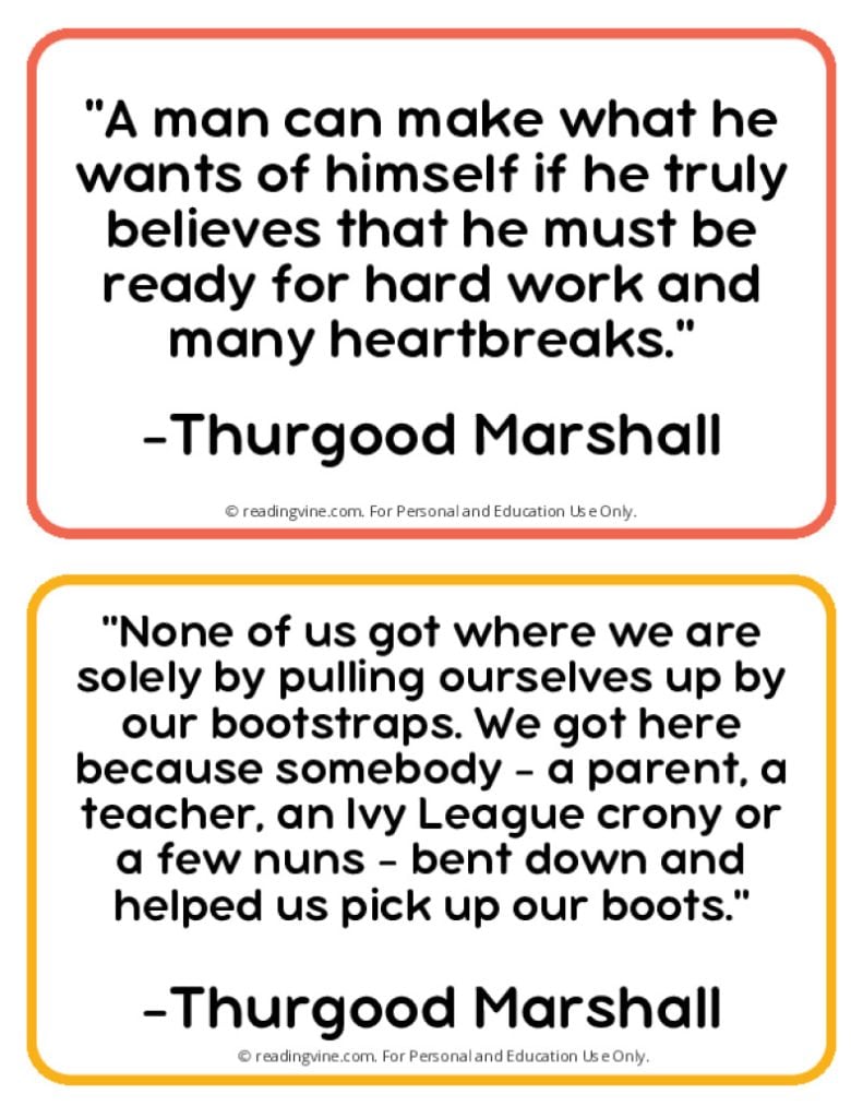 Famous Thurgood Marshall Quotes Printable