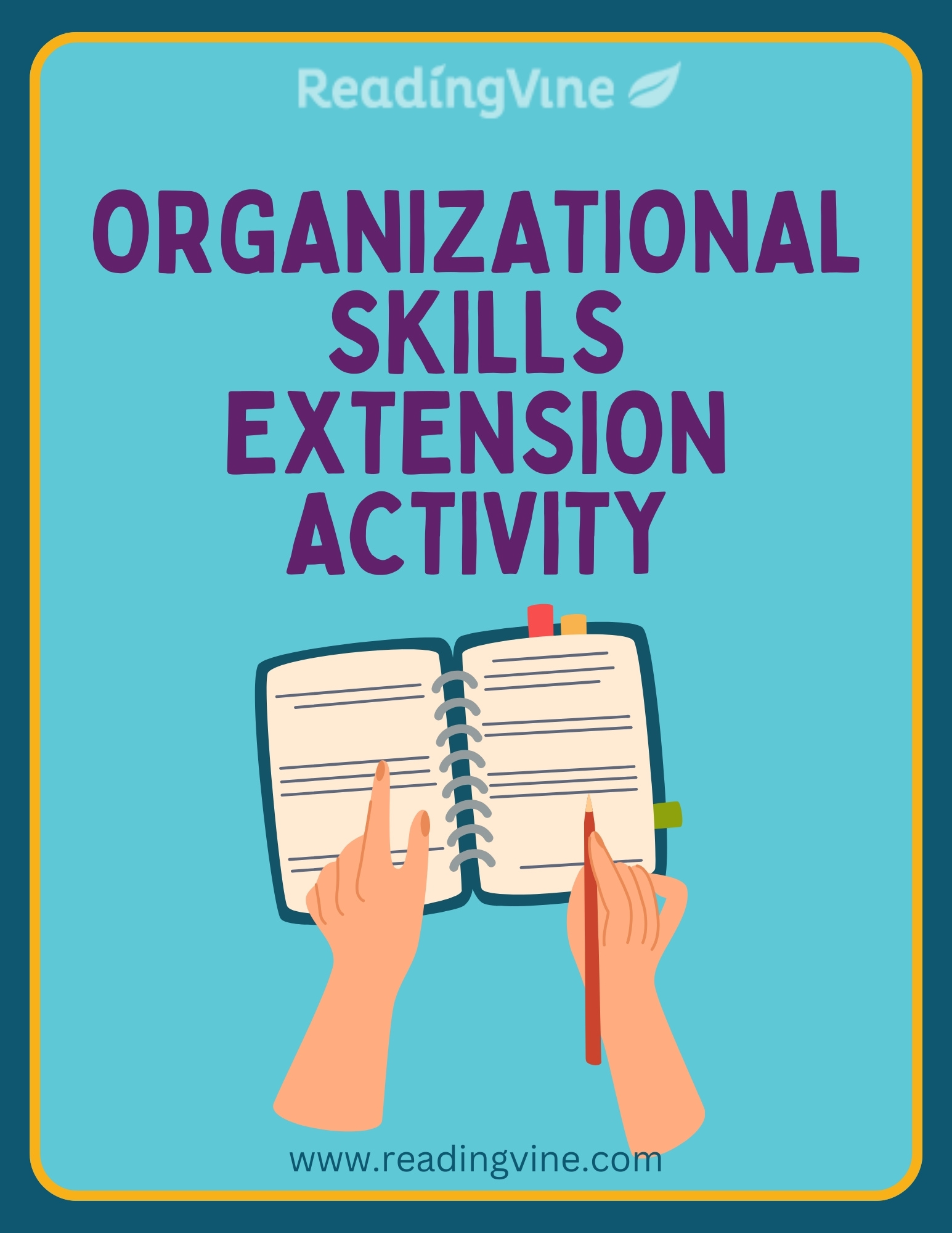 Organizational Skills Extension Activity Image