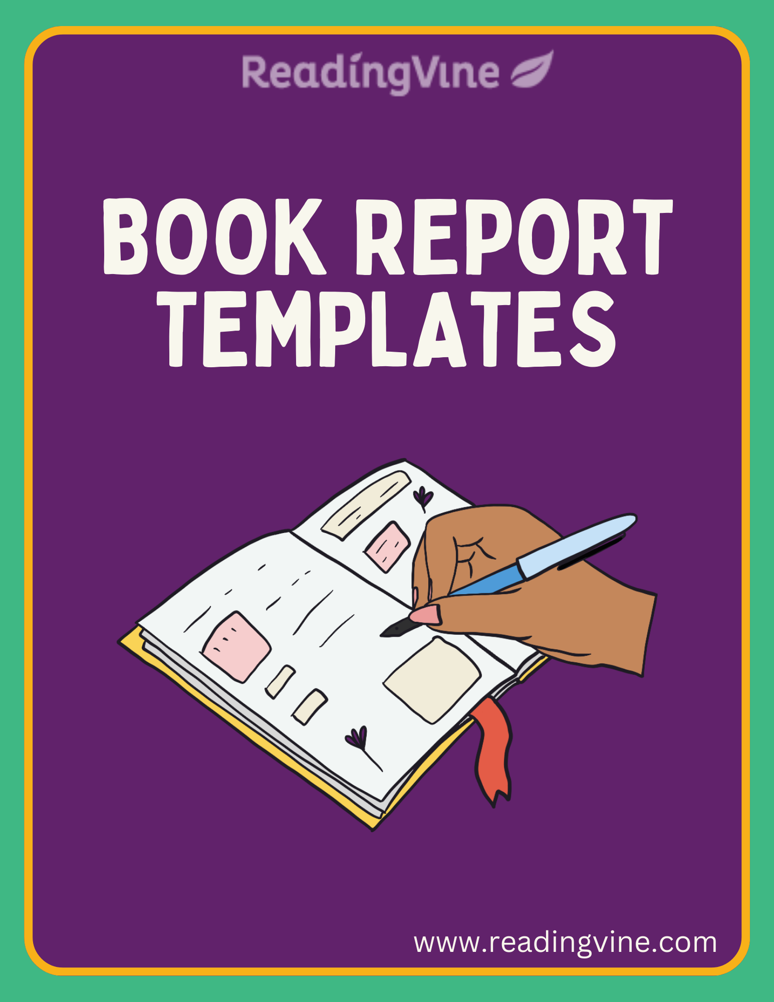 Book Report Outlines Printable PDFs Image