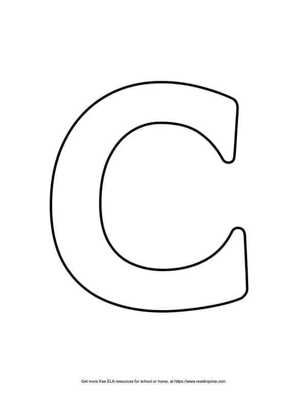Bubble Letter C