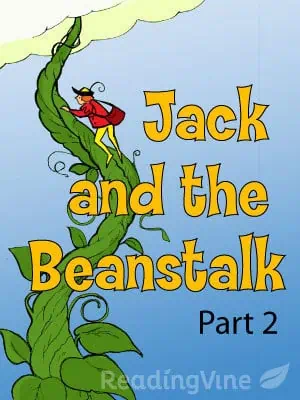 Jack and the Beanstalk: Part 2 - Reading Comprehension Activity