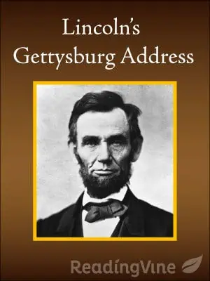 Lincoln's Gettysburg Address - Reading Comprehension Worksheet