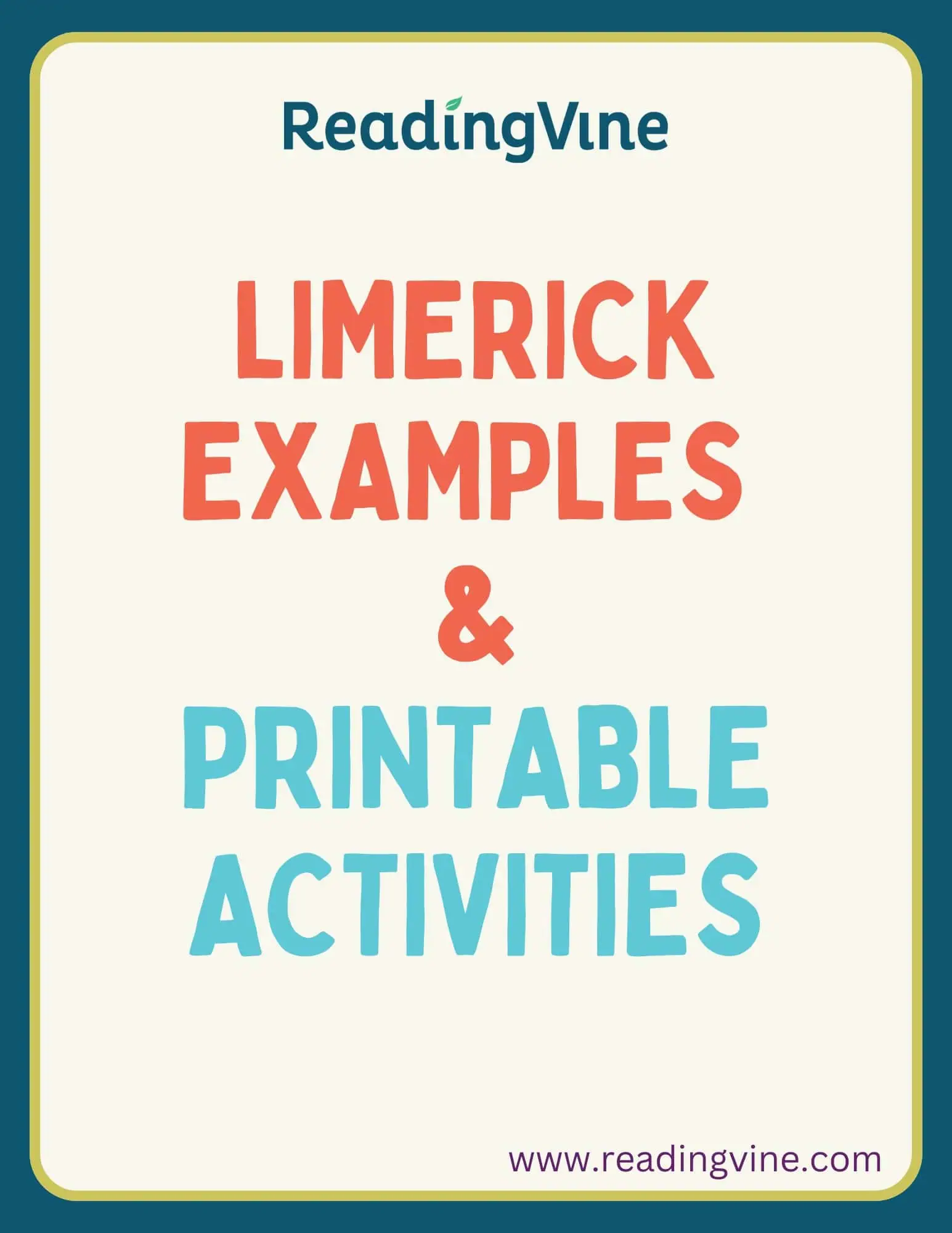 Limericks Examples and Activities Image
