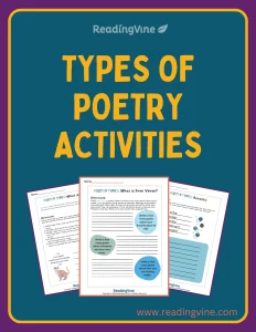 Types of Poetry Activities Image