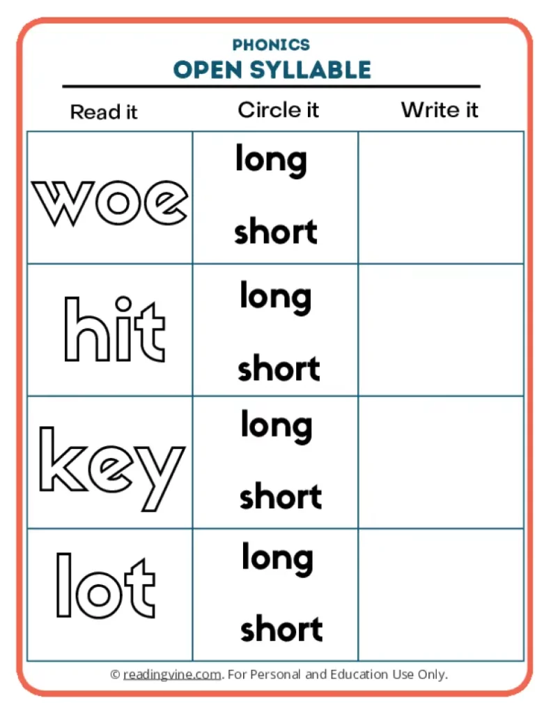 Worksheet 3: Words Woe, Hit, Key, Lot