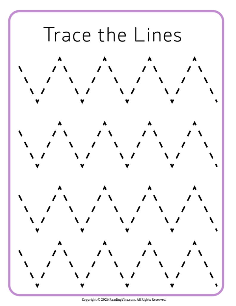 Trace the Jagged Lines