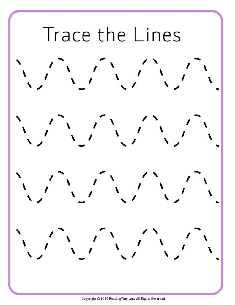 Trace the curvy Lines