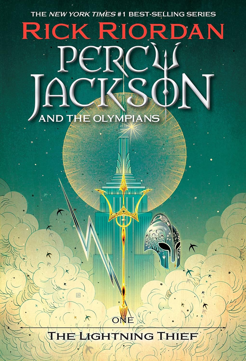 Percy Jackson and the Olympians: The Lightning Thief book cover