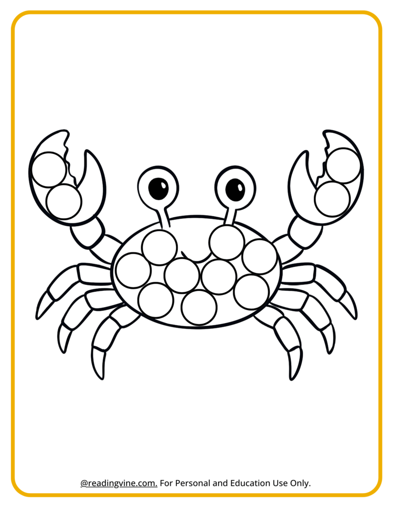 Crab Dot Marker Activity