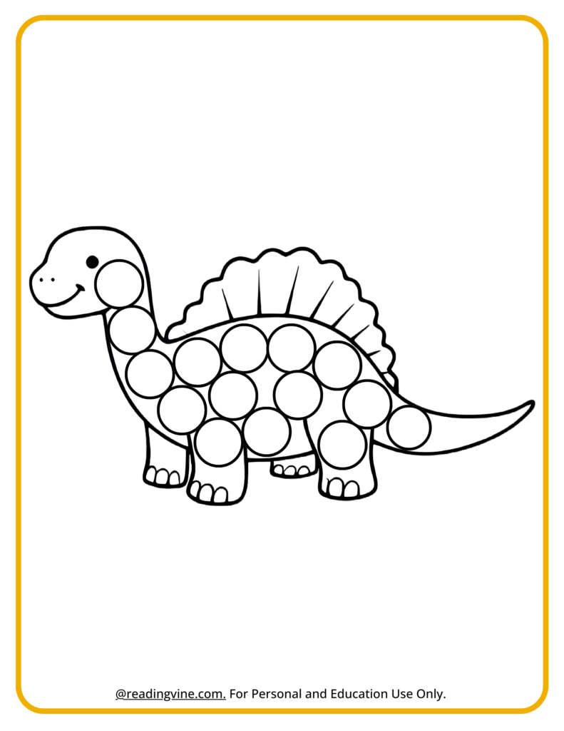 Dimetrodon Dot Marker Activity