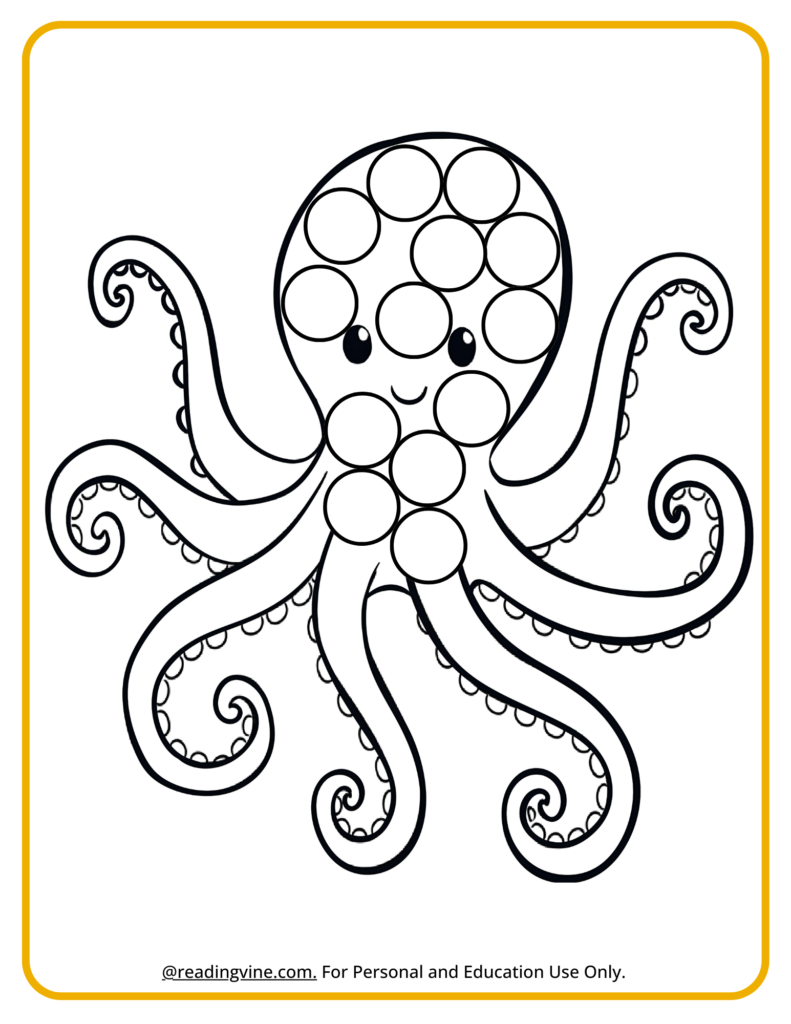 Octopus Dot Marker Activity