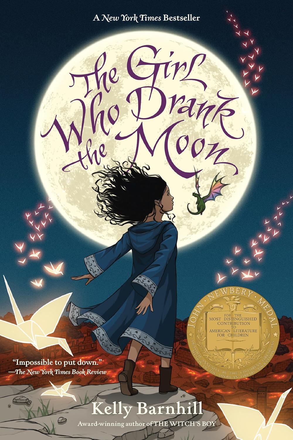 The Girl Who Drank the Moon book cover